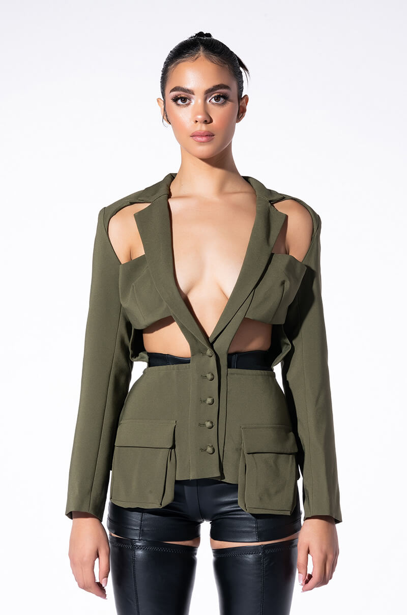 CUT IT OUT BLAZER