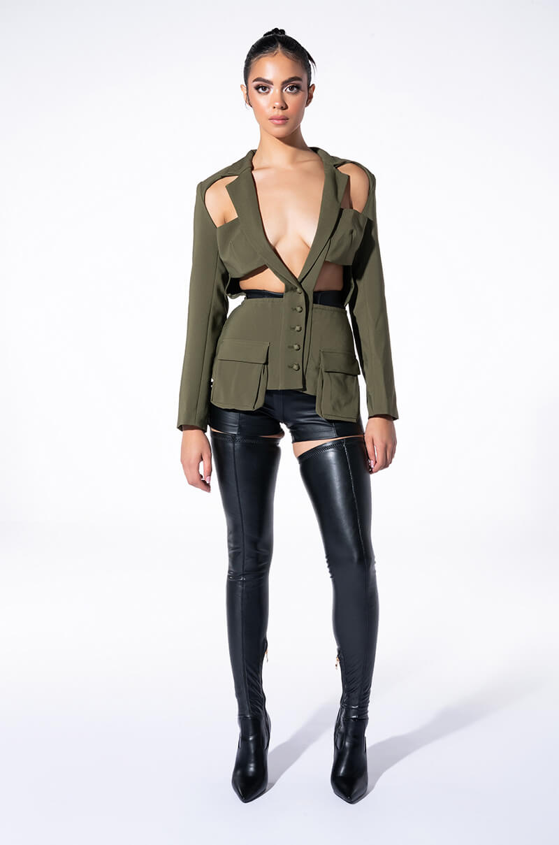 CUT IT OUT BLAZER
