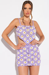 DAISY BABY CROCHET MINI SKIRT