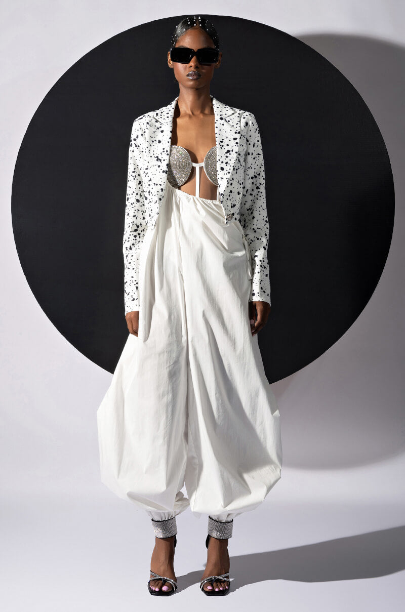 DALMATION CROP BLAZER