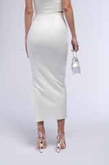 DANCE ALL NIGHT RHINESTONE STUDDED MAXI SKIRT