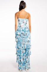 DANCING DAYS FLORAL HIGH LOW DRESS