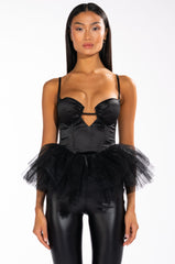 DARK ANGEL TULLE CORSET