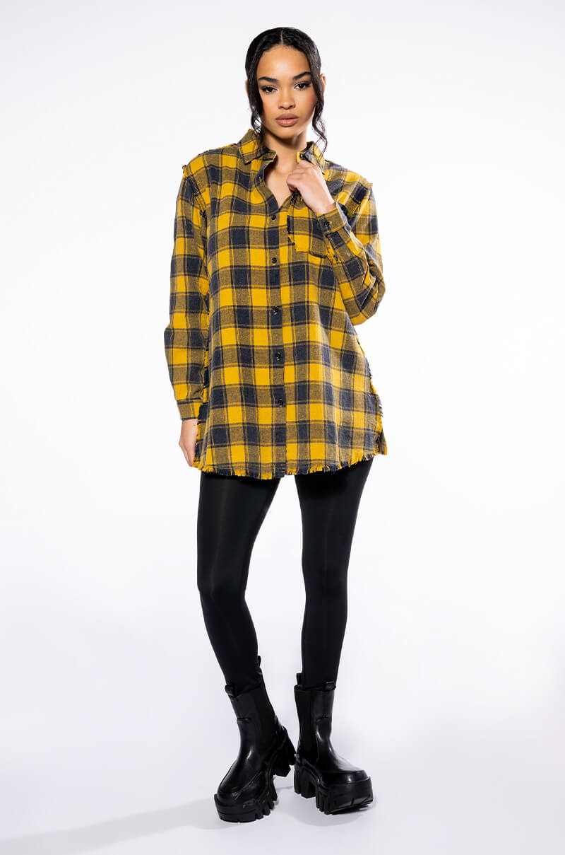 DARK FANTASY BUTTON DOWN FLANNEL