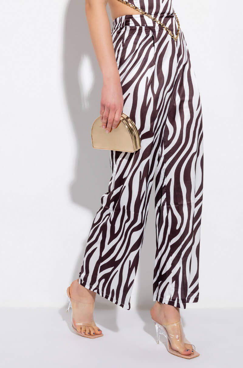 DASH SATIN PALAZZO PANTS