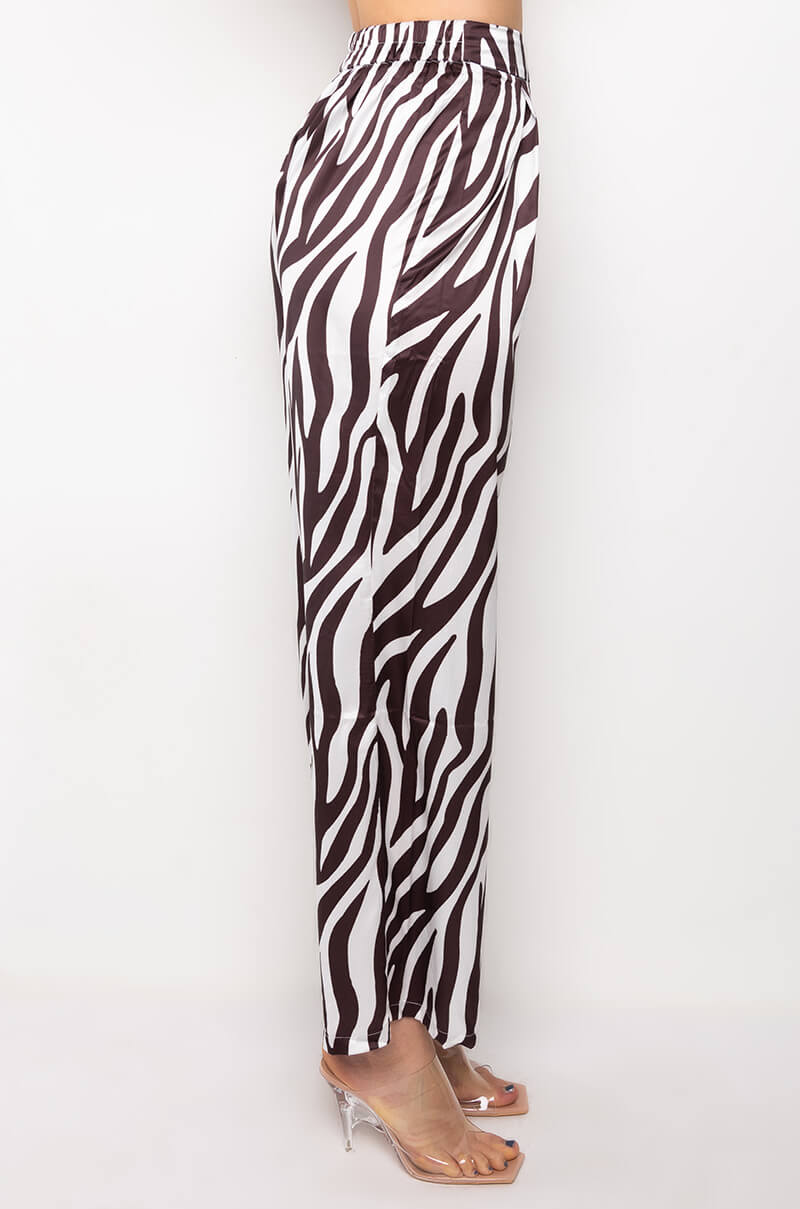 DASH SATIN PALAZZO PANTS