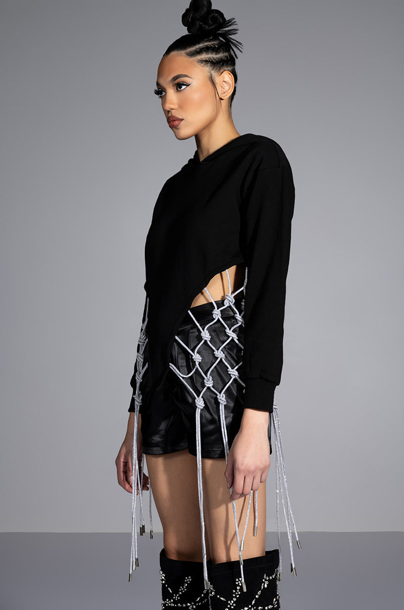 DAY N NIGHT FRINGE SWEATSHIRT