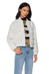 DAYTIME DRAMA TWEED BOMBER