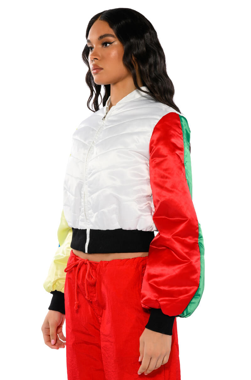 DECKER COLOR BLOCK BOMBER