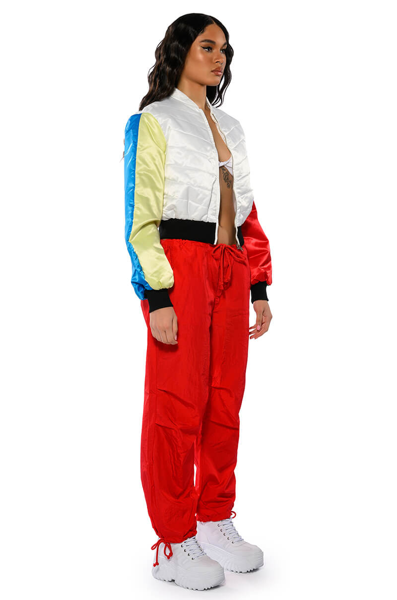 DECKER COLOR BLOCK BOMBER