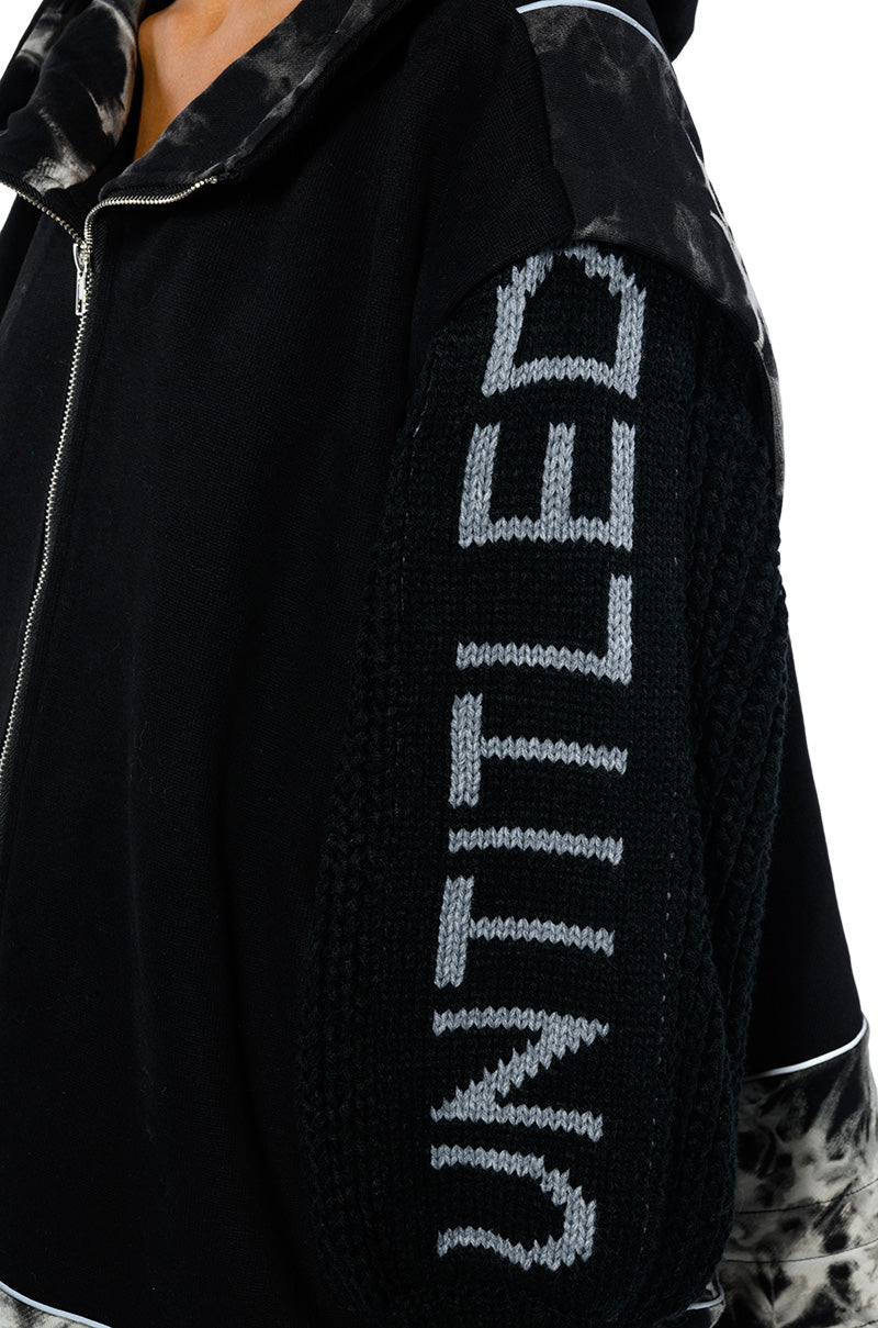 DEEP END OVERSIZED KNIT DETAILED SWEATSHIRT
