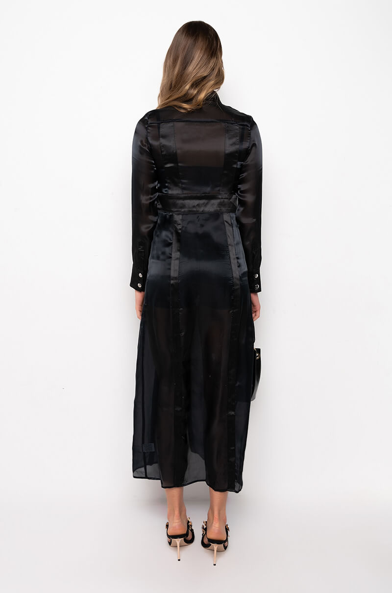 DEPARTMENT OF FASHION MESH CASUAL TRENCH