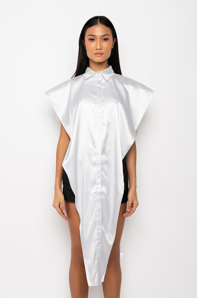 DESIRE MAXI BUTTON UP BLOUSE
