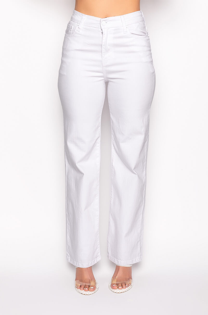 DIAMOND HEART WIDE LEG JEANS