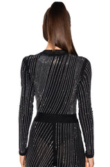 DIAMOND MESH BODYSUIT