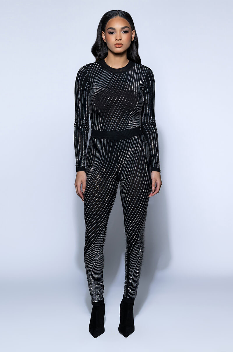 DIAMOND MESH LEGGING
