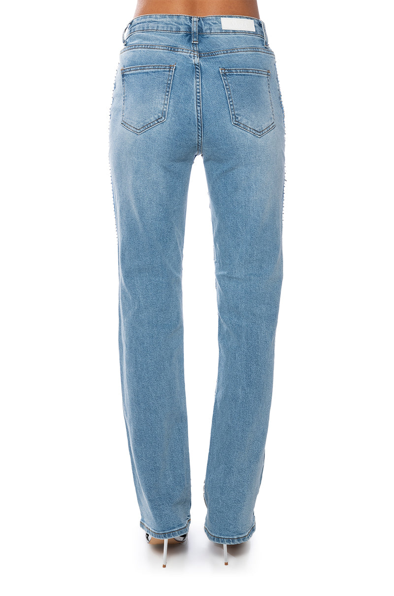 DIAMONDS ARE FOREVER STRAIGHT FIT JEANS
