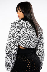 DITZY DAISY CROP PUFFER