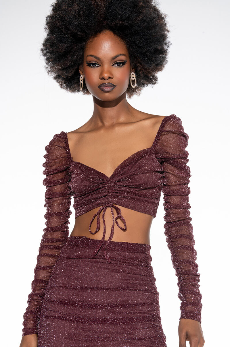 DO IT LIKE ME CROPPED BLOUSE