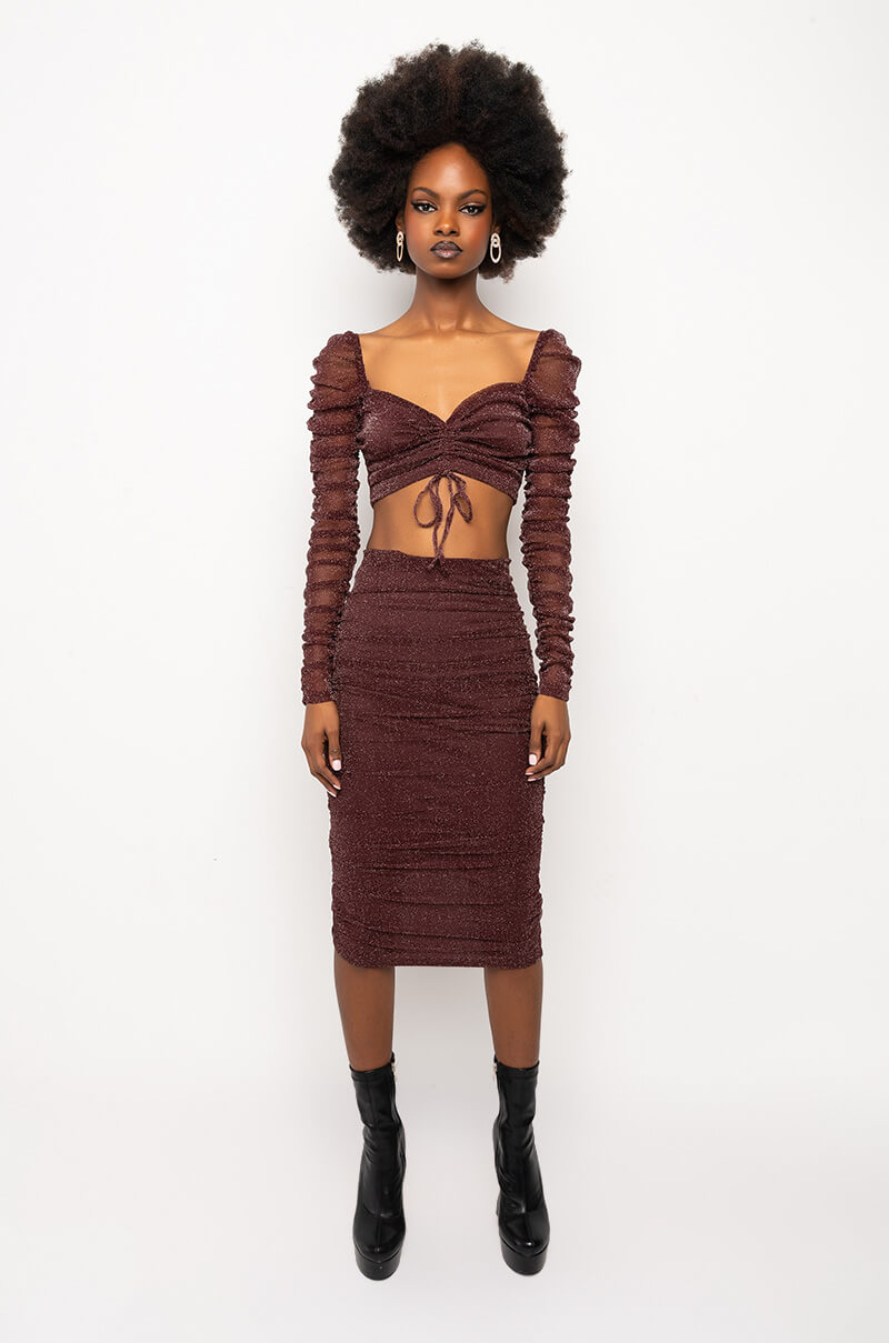DO IT LIKE ME CROPPED BLOUSE