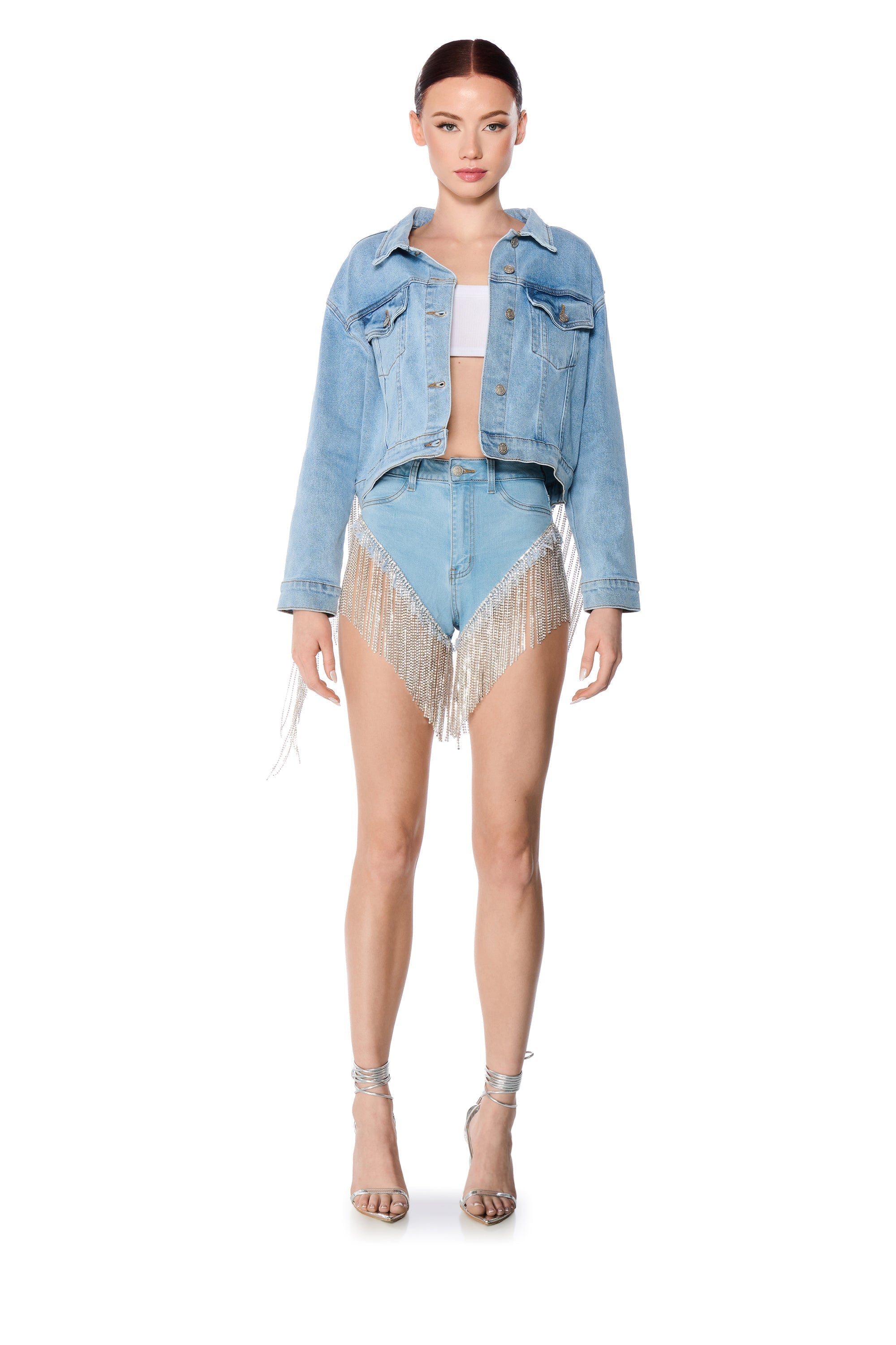 DOLLY CROPPED JEAN JACKET
