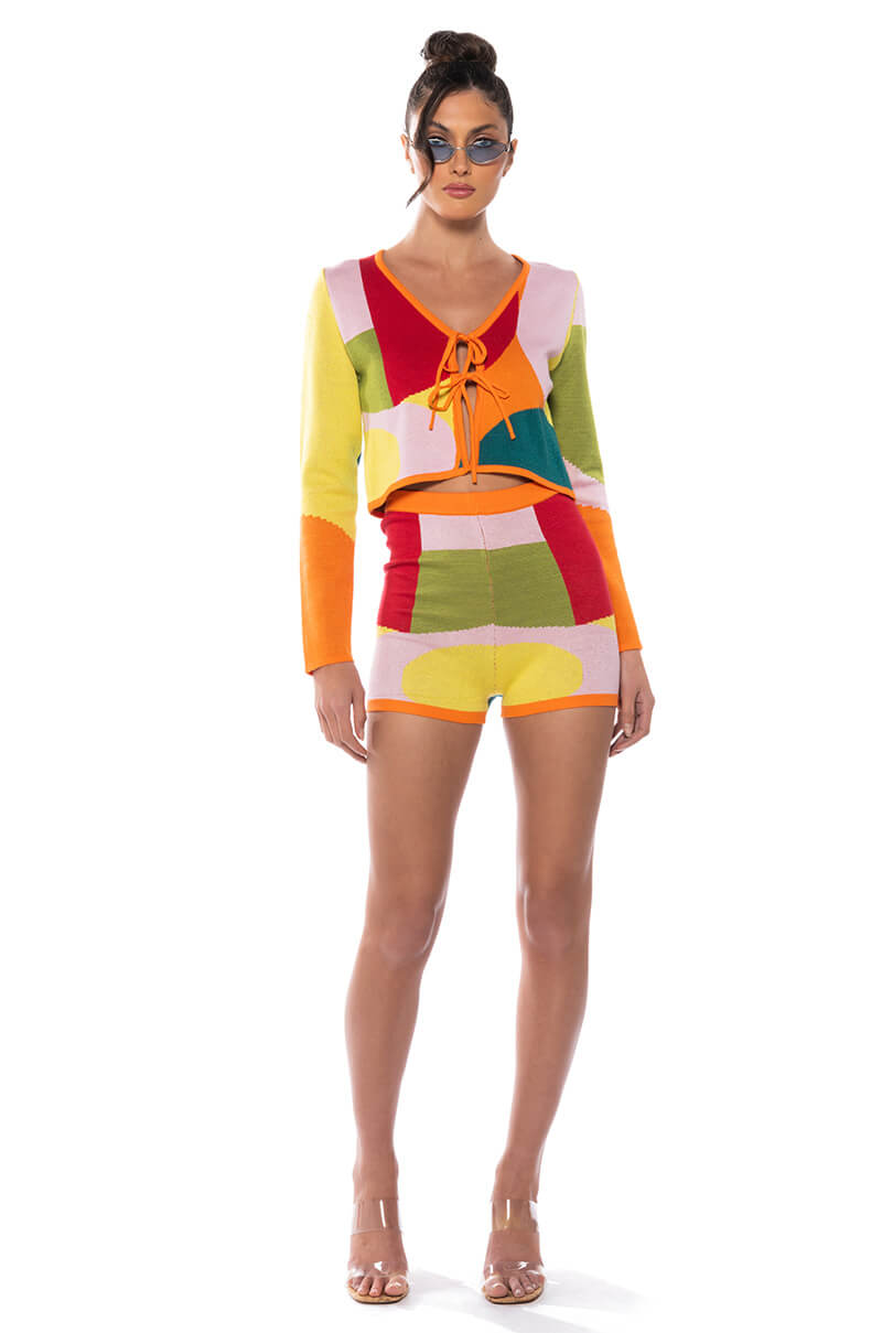 DONNA TIE FRONT CARDIGAN