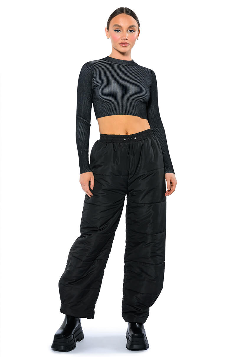 DOUBLE UP PUFFER PULL ON JOGGER