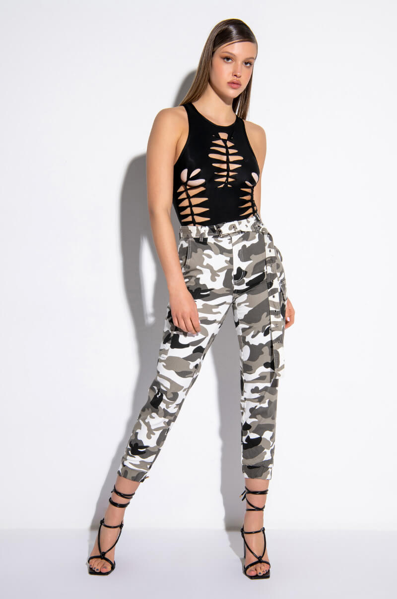SEXY CAMO CARGO JOGGER PANT