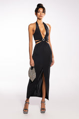DREAMER MAXI HALTER TOP DRESS