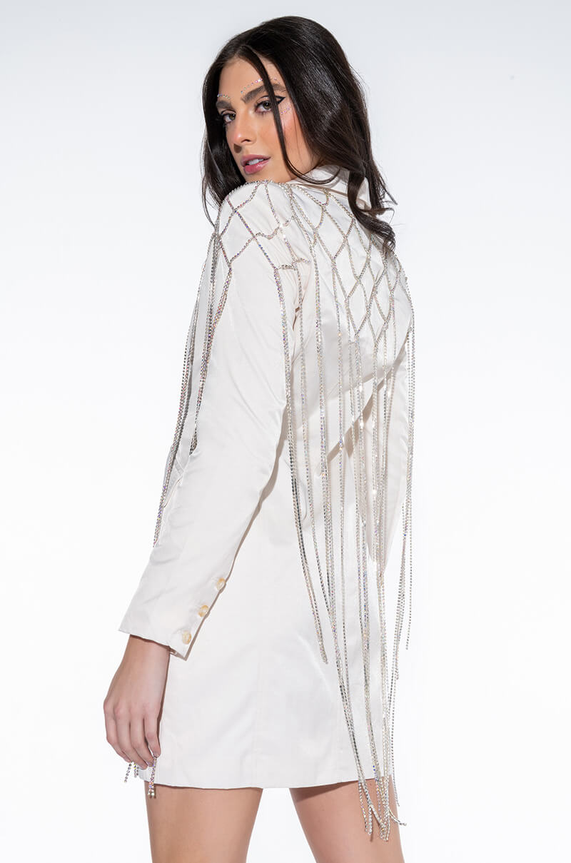 DRIPPING WITH GLITTER SPRING TRENCH