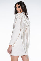 DRIPPING WITH GLITTER SPRING TRENCH