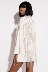 DRIPPING WITH GLITTER SPRING TRENCH