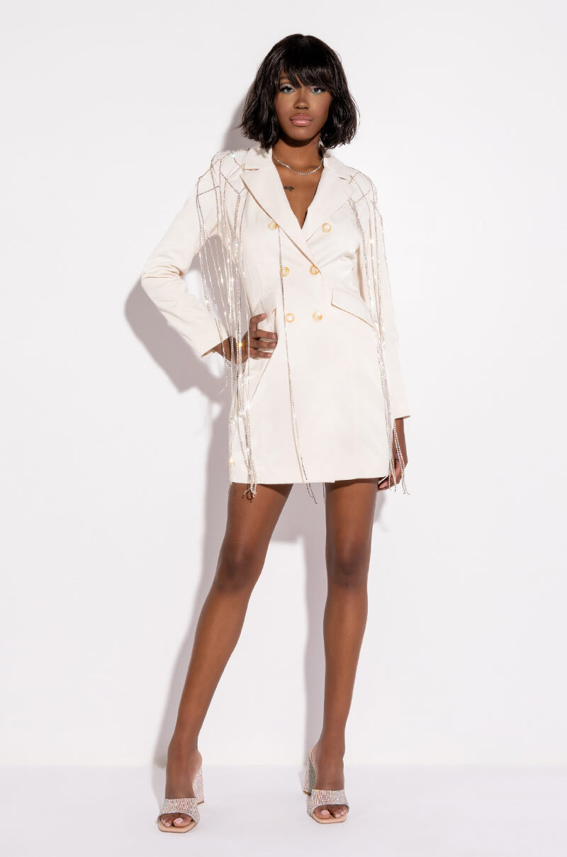 DRIPPING WITH GLITTER SPRING TRENCH