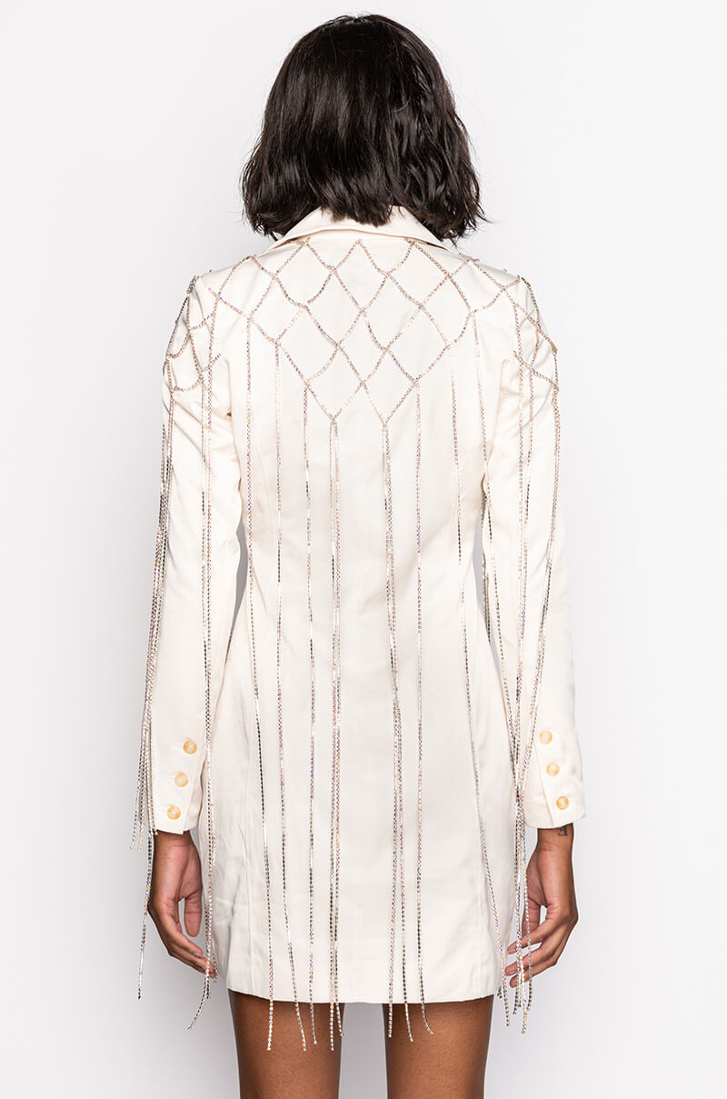 DRIPPING WITH GLITTER SPRING TRENCH