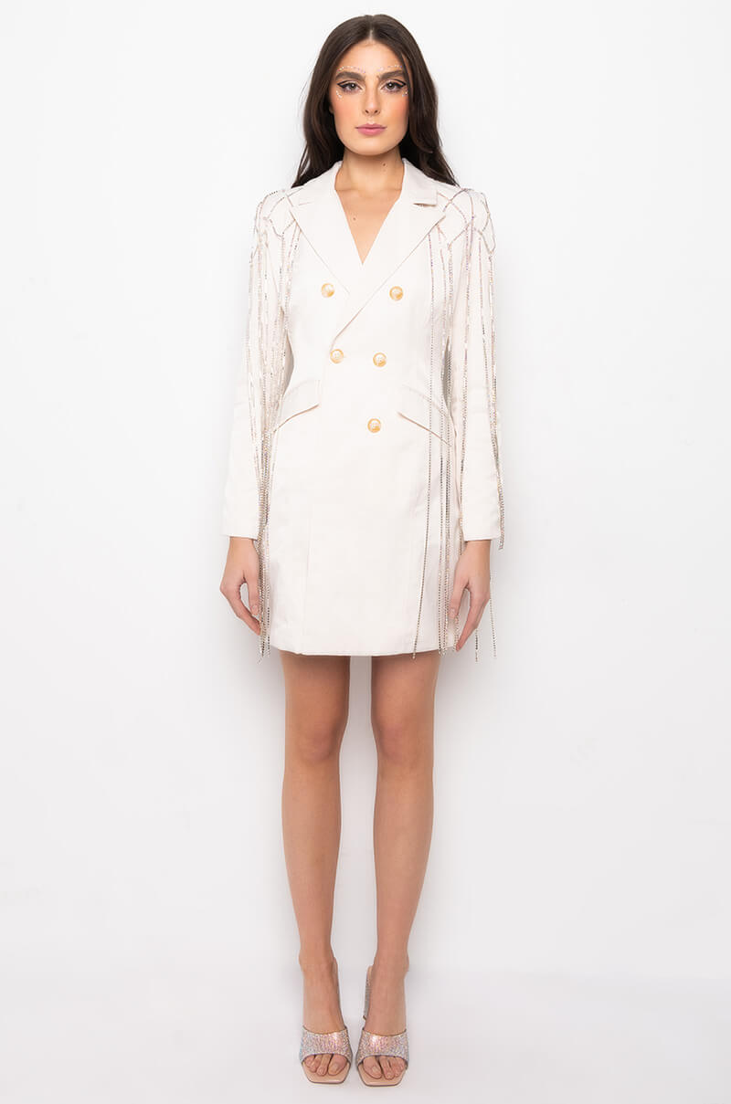 DRIPPING WITH GLITTER SPRING TRENCH
