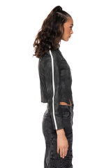 DYNASTY DISTRESSED PU RACING MOTO