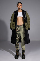 EASY ON ME CAMO COLORBLOCK PANTS