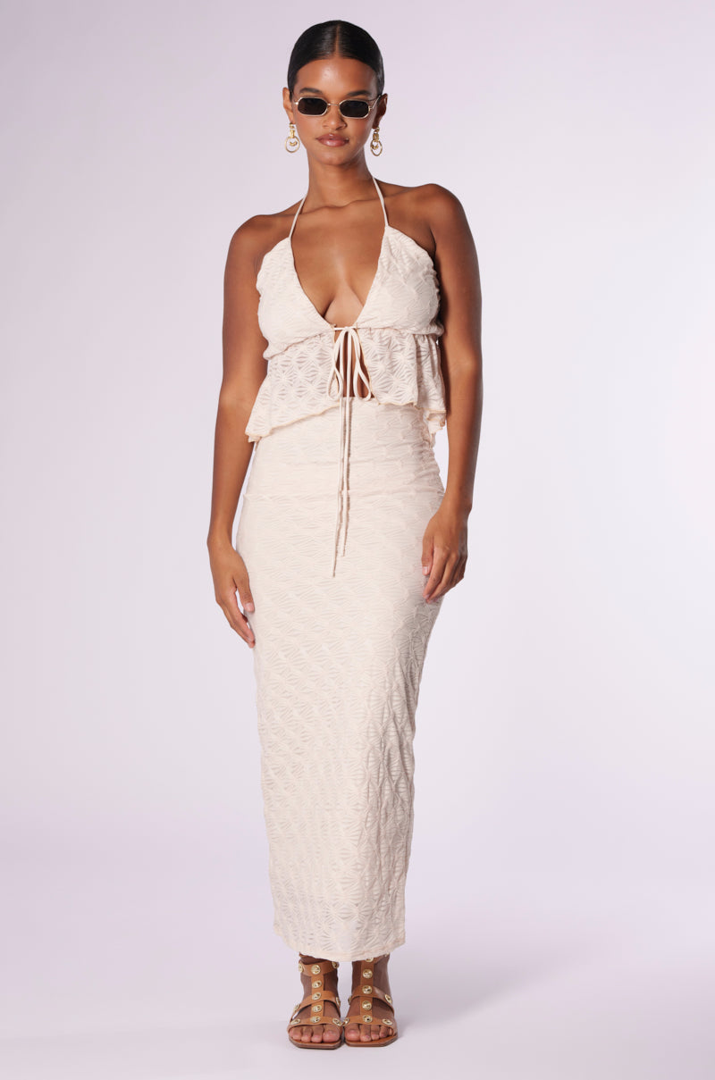 EASY TO BE LOVED TIE FRONT TOP