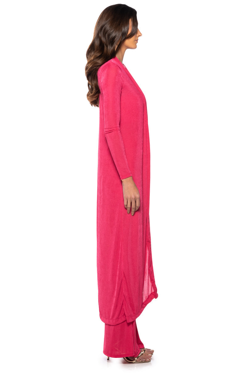 EASY TO WEAR MAXI LONG SLEEVE CARDIGAN