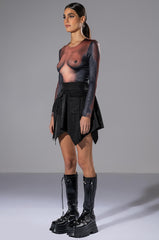 EDNA SYMMETRIC SKIRT