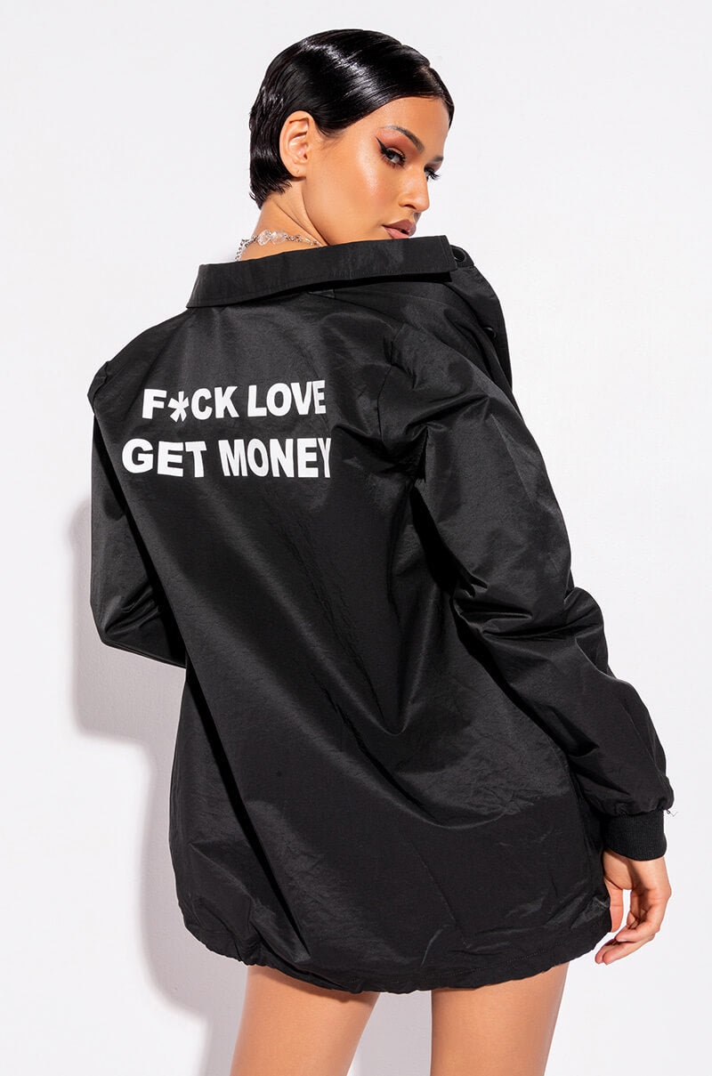 EFF LOVE GET MONEY WINDBREAKER JACKET
