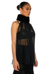 ELEGANT TURTLE NECK BLOUSE