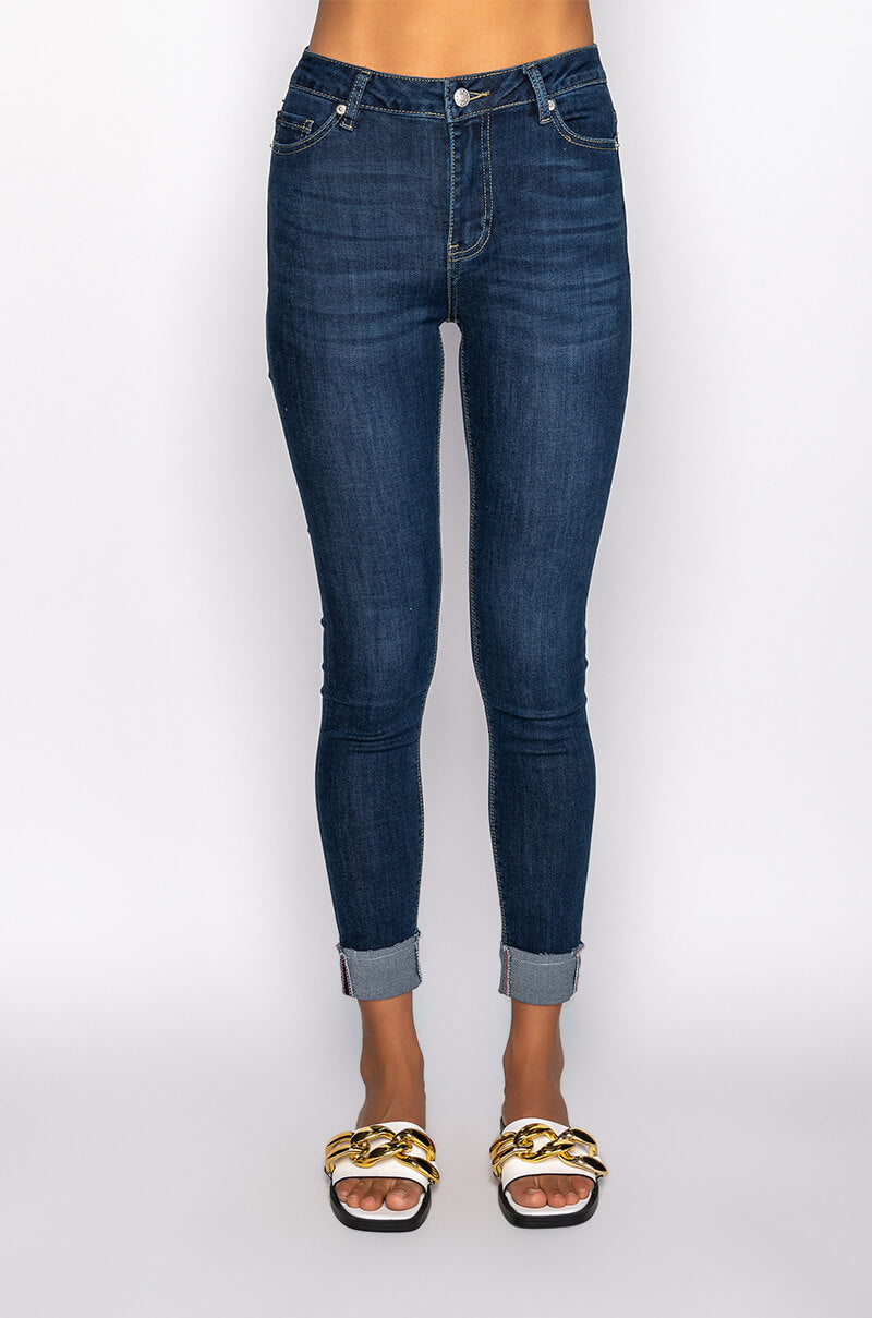 ELITE ONLY MID RISE SKINNY JEANS