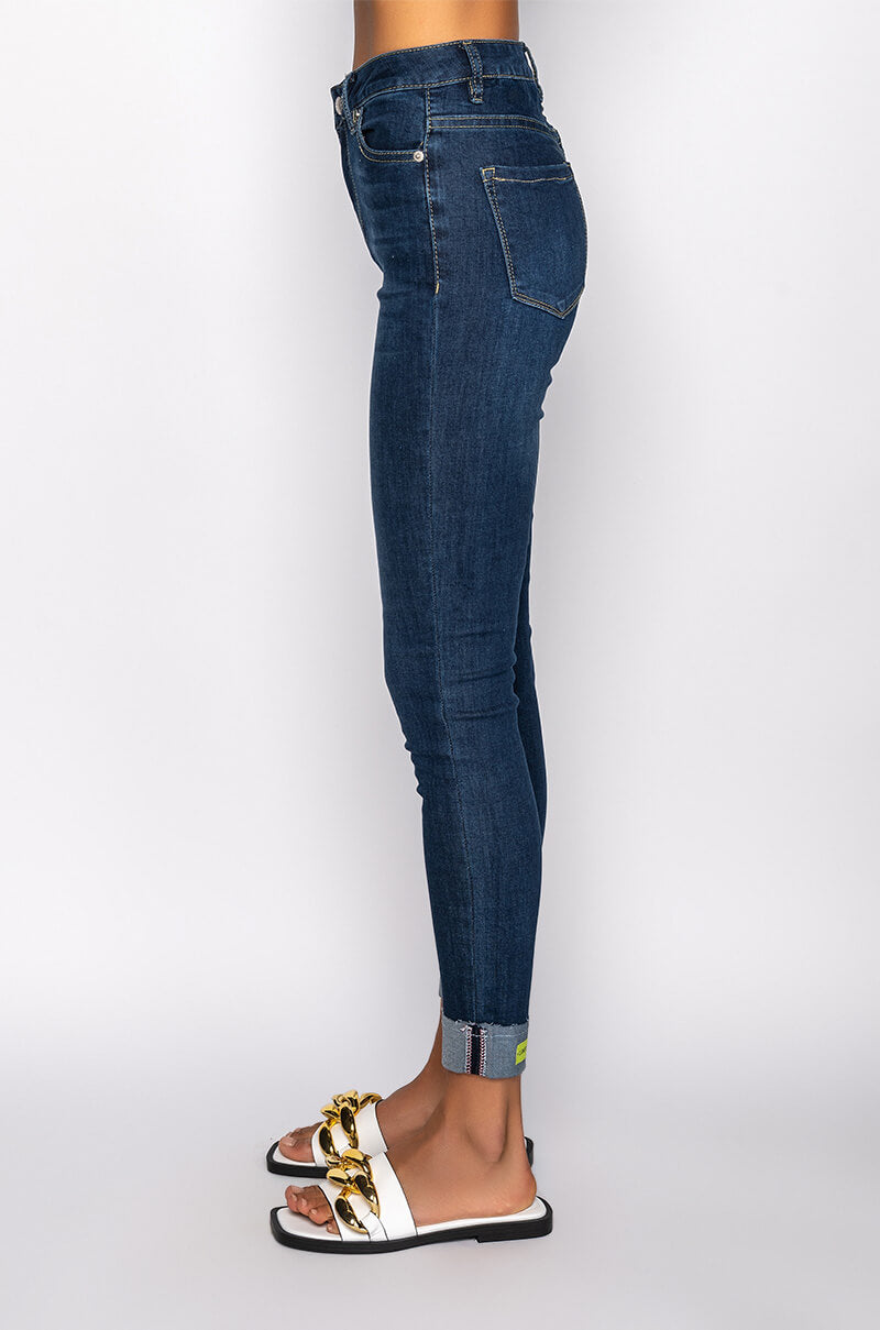 ELITE ONLY MID RISE SKINNY JEANS