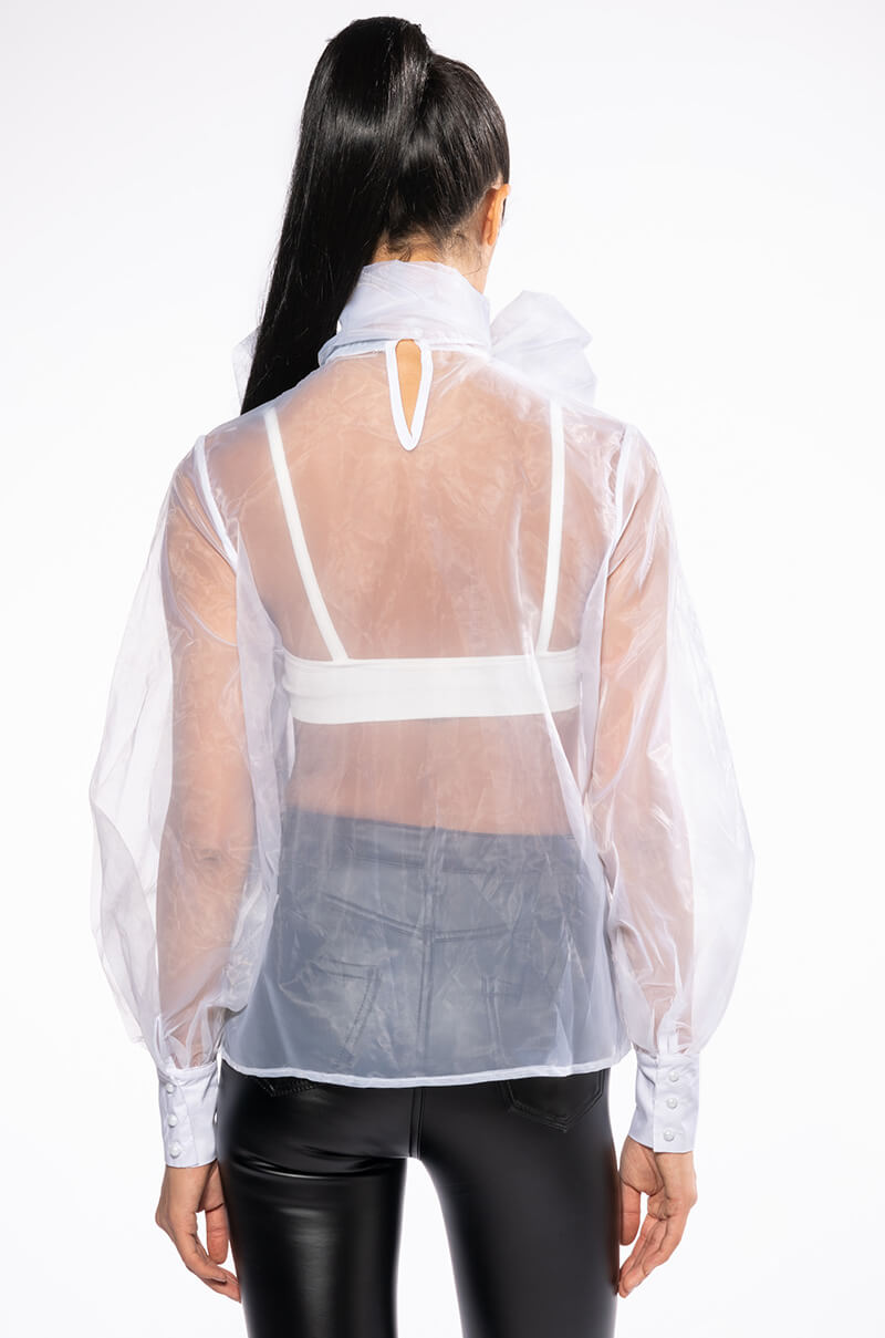 ELIZA MULTI WEAR SHEER BLOUSE