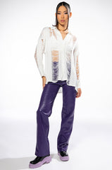 EMERSON KNITTED BUTTON DOWN TOP