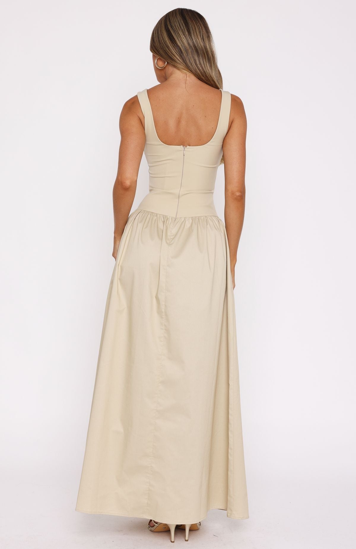 Summer Delight Maxi Dress Stone