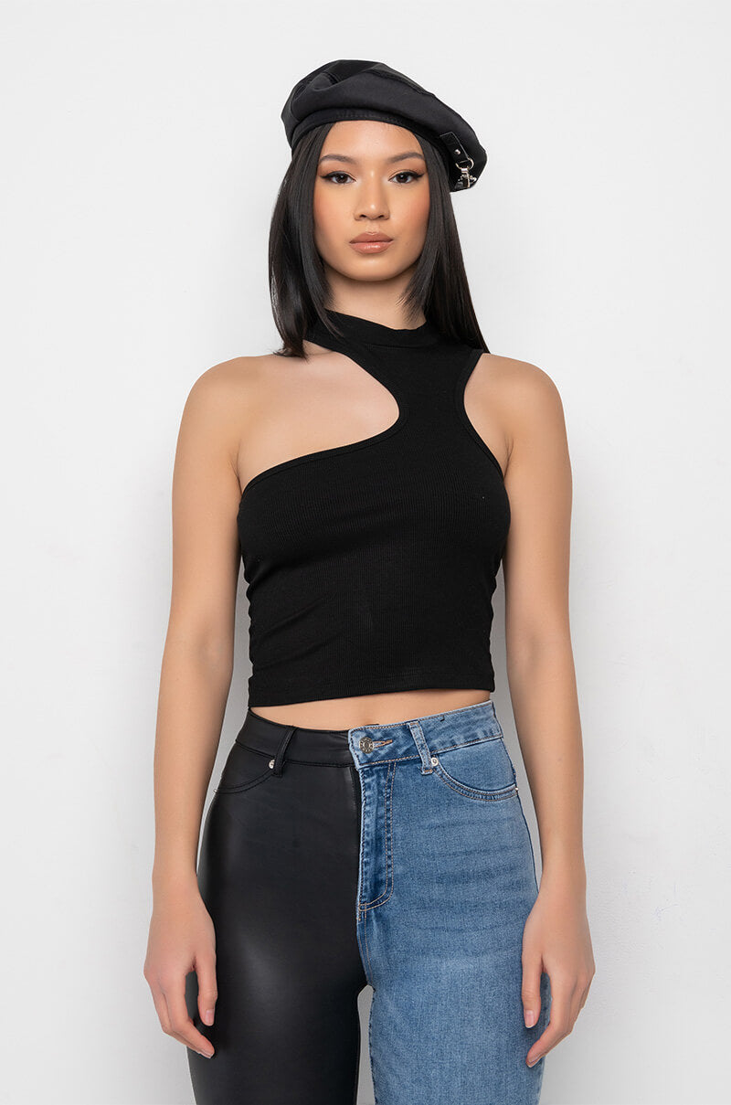 EOS CUTOUT RIBBED TANK