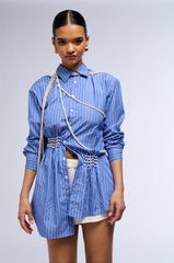 EVAN CORSET DETAIL BLOUSE