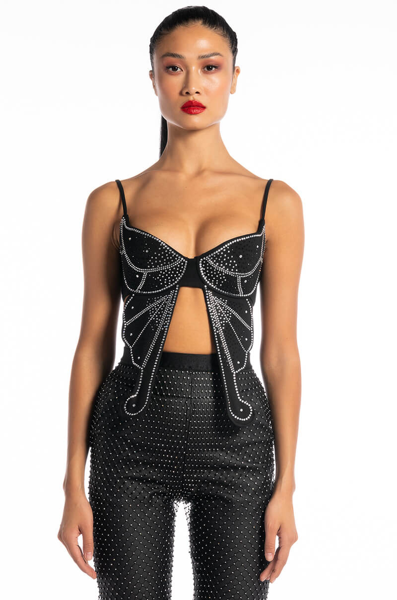 EVER AFTER BUTTERFLY EMBELLISHED BRA